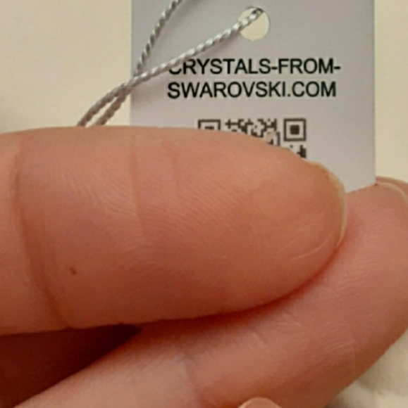 SWAROVSKI HOOP EARRINGS - Picture 8 of 8